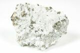 Quartz Crystals With Gleaming Pyrite - Peru #238944-1